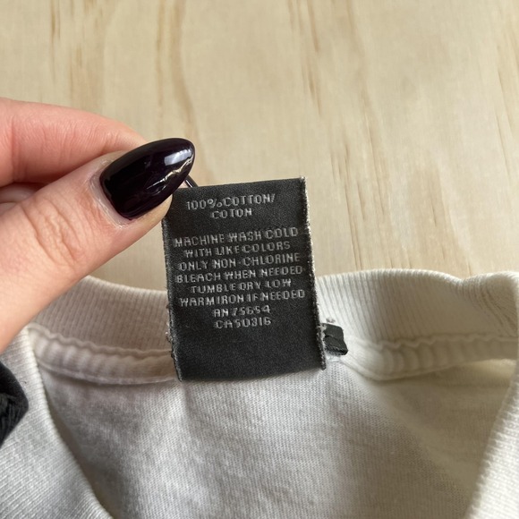 Y2K Abercrombie & Fitch Shirt Mens Large White A. Fitch Ath Dept Muscle Tee - Picture 4 of 7